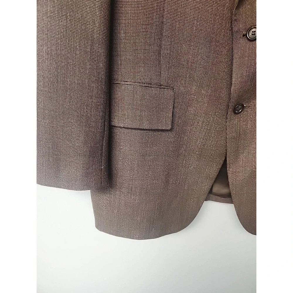 Botany 500‎ Sport Coat Blazer Jacket Mens 46XL Dark Brown